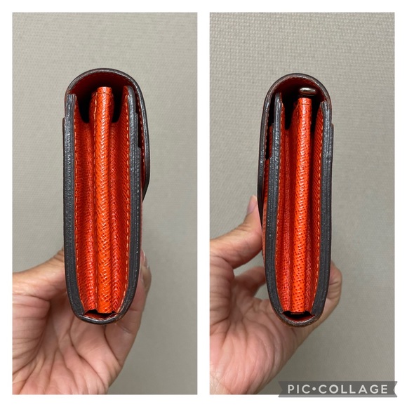 🍊Authentic Louis Vuitton Long Portefeuille Sarah Epi Wallet - Picture 11 of 16